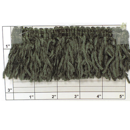 Versaille Collection Solid Color Rayon Chenille Fringe 2-1/2"