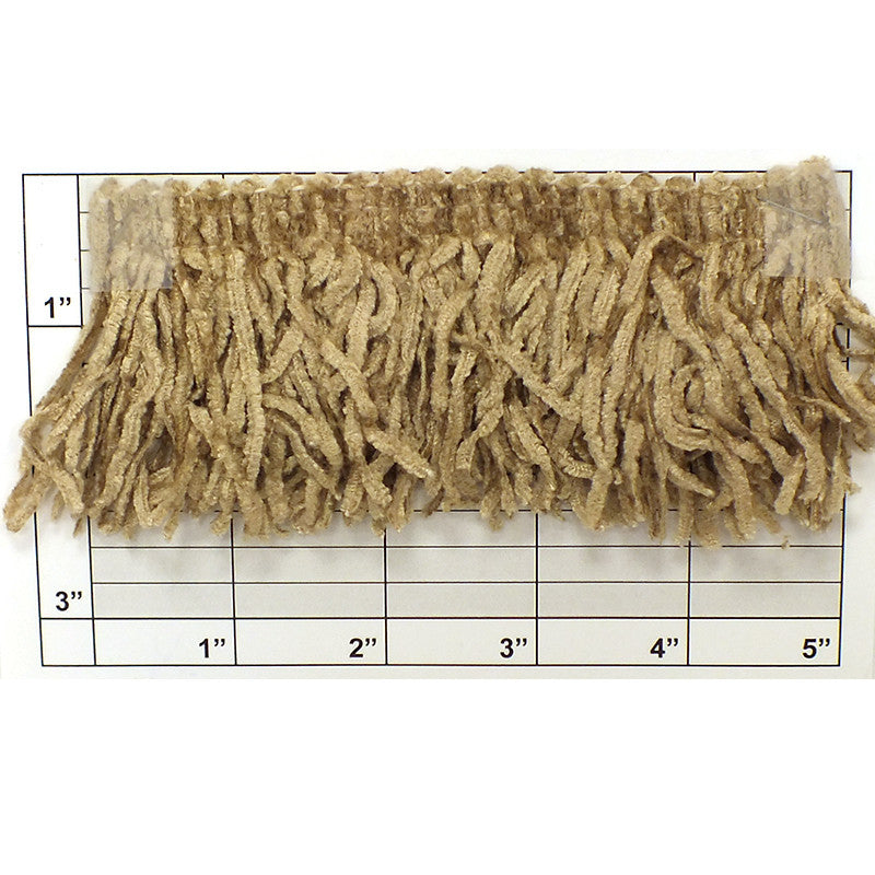 Versaille Collection Solid Color Rayon Chenille Fringe 2-1/2"