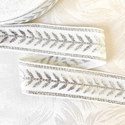     Metallic_Leaf_Jacquard_Ribbon