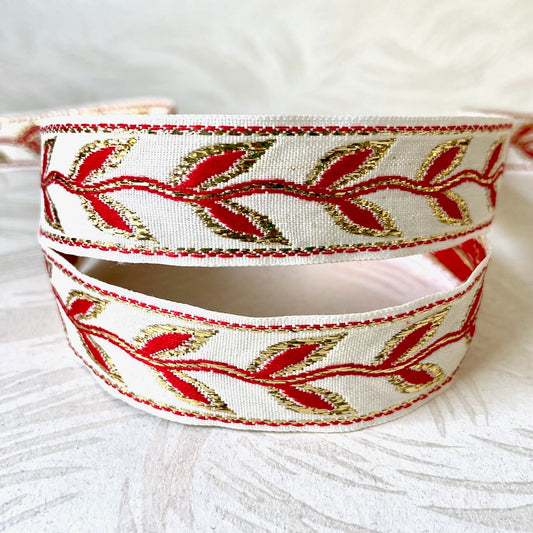    Metallic_Leaf_Jacquard_Ribbon
