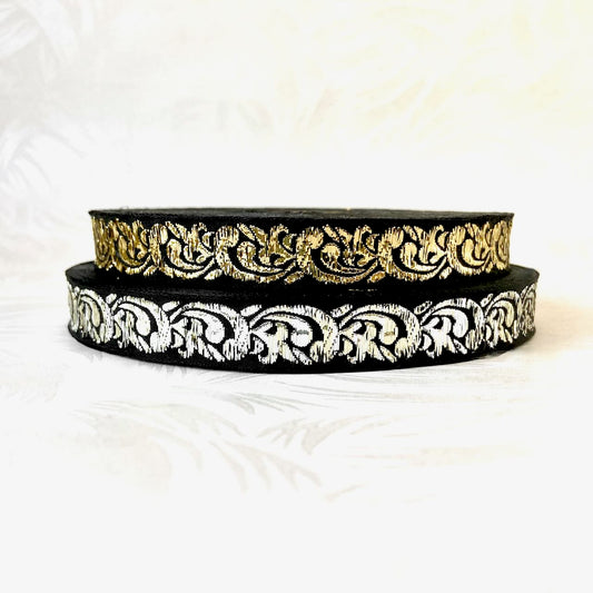     Metallic_Scrollwork_Jacquard_Ribbon