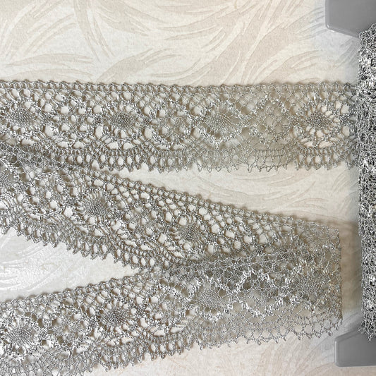 Filigree Metallic Lace 2"