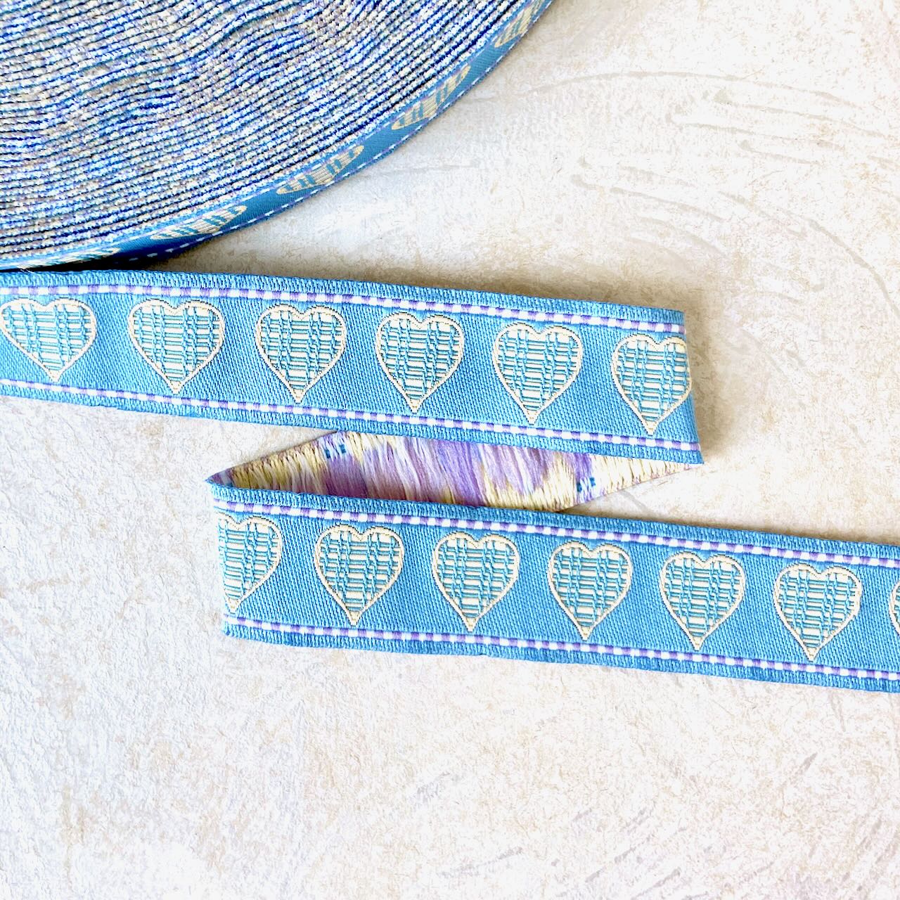       Plaid_Heart_Jacquard_Ribbon