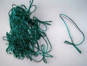 Metallic Green Stretch Loop with Bow (Box of 100)