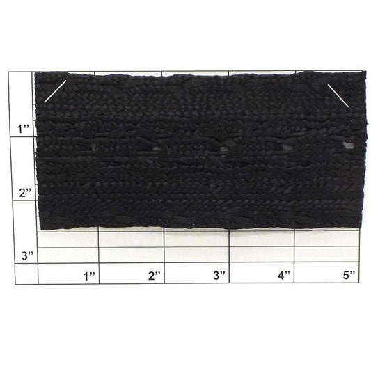 Stiff Braid 2-1/2" (Per Yard) Black