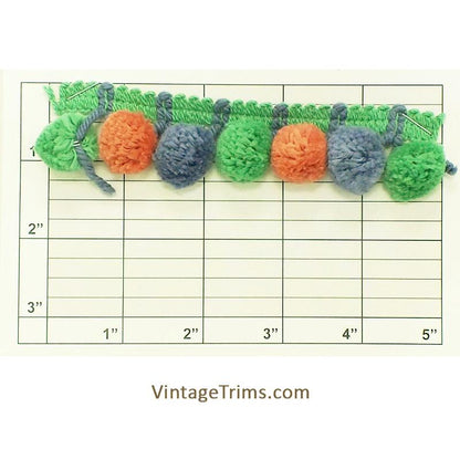 Ball Fringe 1-1/4" (Per Yard) 3 Colors