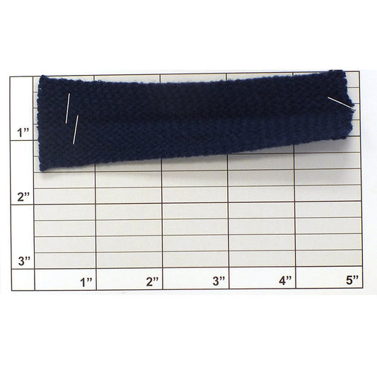 Foldover Braid 1-1/4" folded to 5/8" (Per Yard) Navy