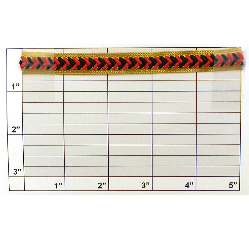 Arrow Gimp Braid 1/2" (Per Yard) 4 Colors