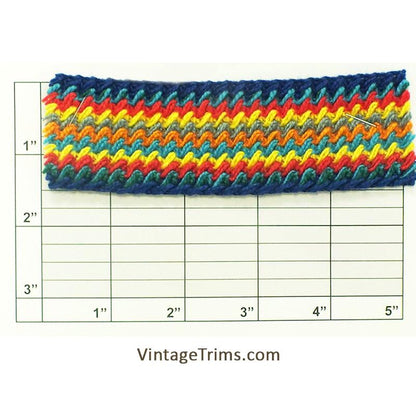 Horizontal Stripe Braid 1-5/8" - 3 Colorways