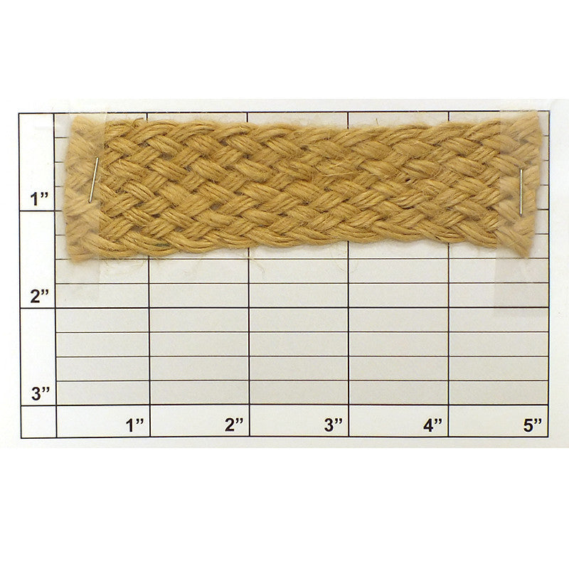 Jute Braid 1-1/8" (Per Yard) Beige