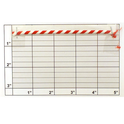 Diagonal Stripe Piping w/ Tape 1/8" (Per Yard) 2 Colors