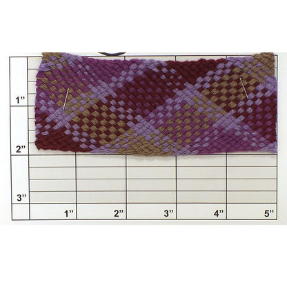 Checkered Design Braid 1-7/8" (Per Yard) 7 Colors