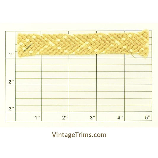 Braid 3/4" (Per Yard) Tan/Ivory