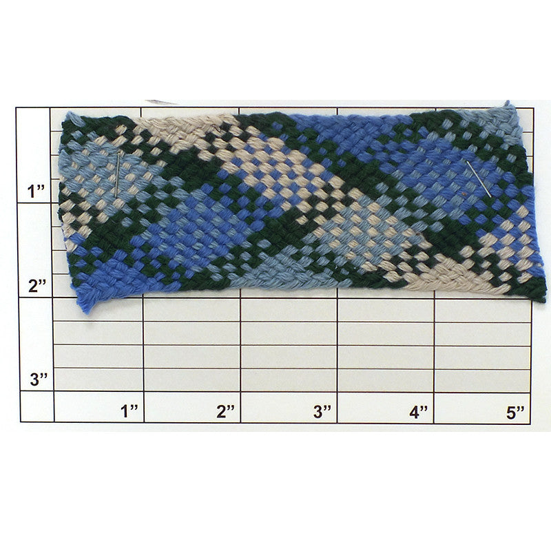 Checkered Design Braid 1-7/8" (Per Yard) 7 Colors