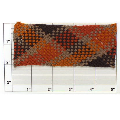 Checkered Design Braid 1-7/8" (Per Yard) 7 Colors