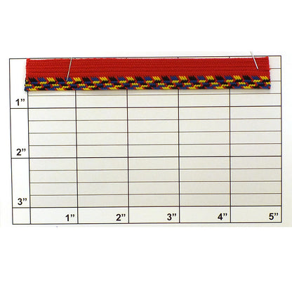 Multicolor Piping w/Lip 1/4" (Per Yard) 5 Colors