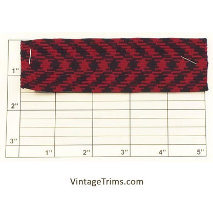 Plaid Flat Braid 1-1/2" (Per Yard) 2 Colors