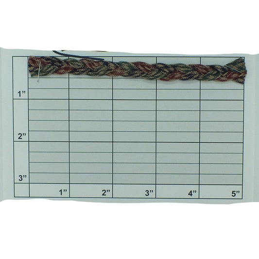 Multicolor Braid 3/8" - 4 Colors