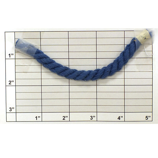 Blue Twisted Cord 7/16"