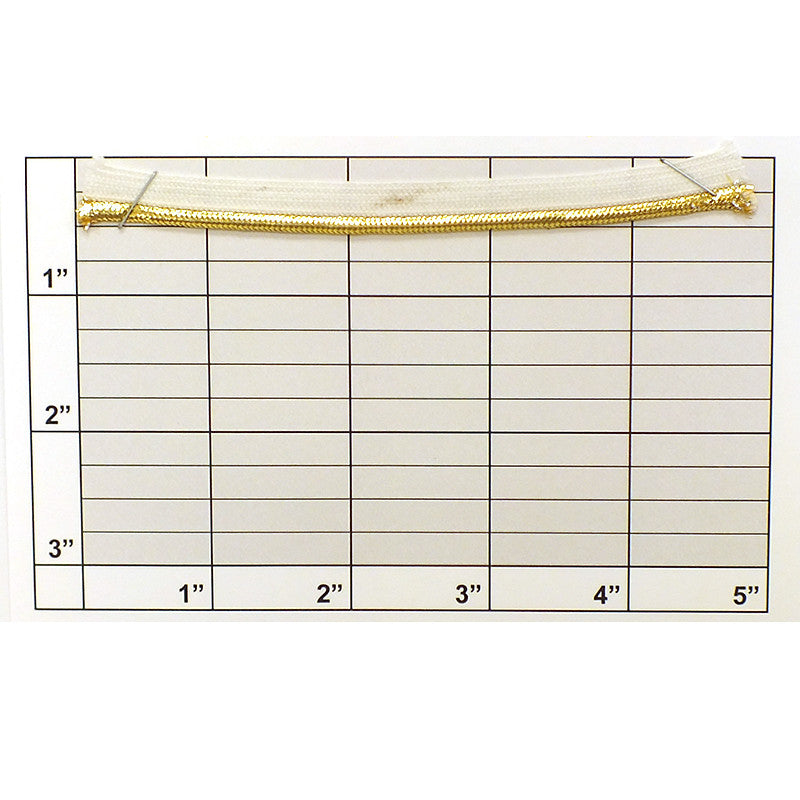 Metallic Gold Cord Piping 1/8"