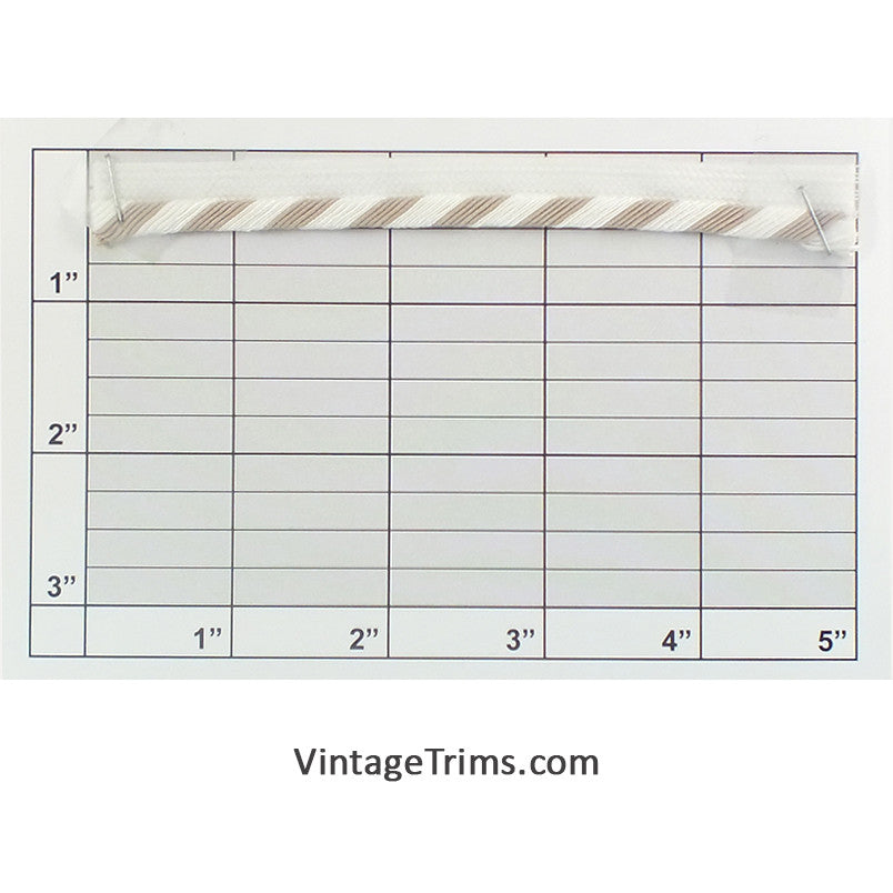 Diagonal Stripe Piping 3/16" - 5 Colorways