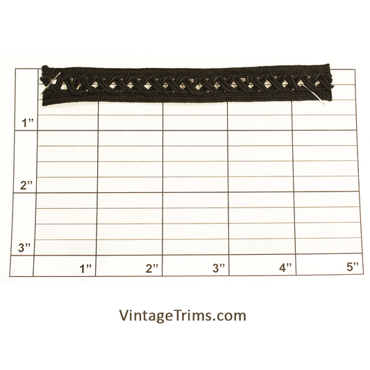 X Braid 5/8" (Per Yard) Black
