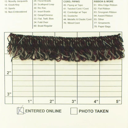 Loop Fringe 1" - 12 Colorways