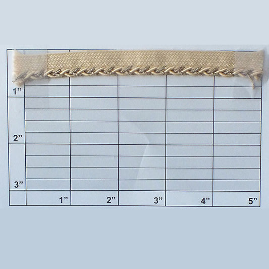 Piping w/ Tape 3/16" (Per Yard) Honeycomb/Army Tan