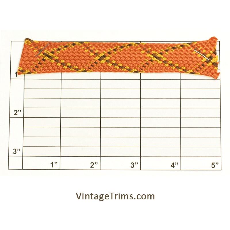 Snake Flat Braid 7/8" - 5 Colorways.
