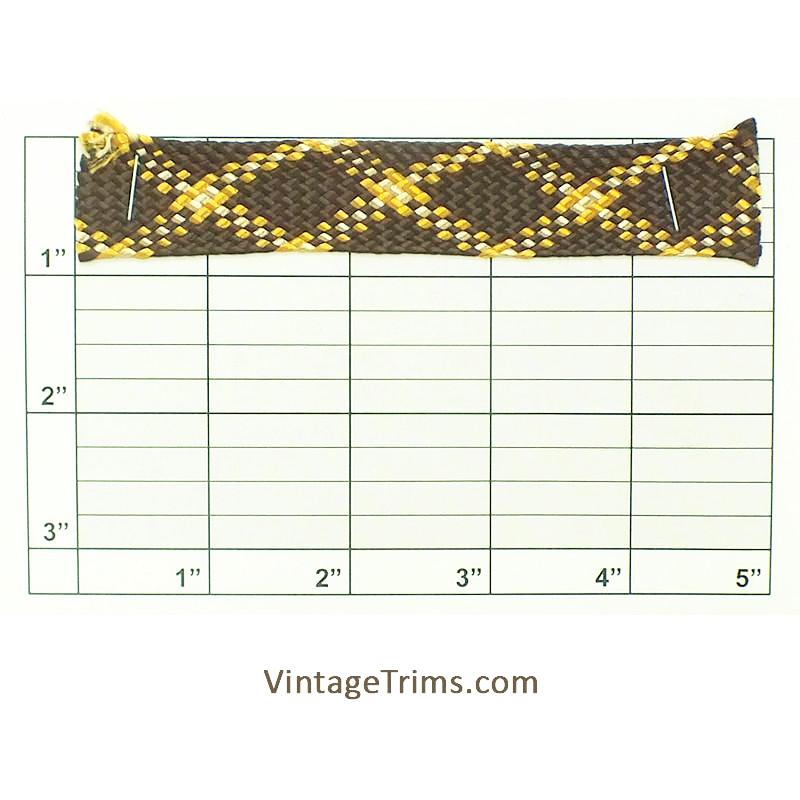 Snake Flat Braid 7/8" - 5 Colorways.