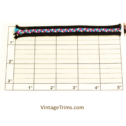 Braid w/Inset 9/16" - 5 Colorways