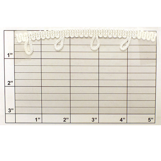 Scalloped Loop Fringe 7/8"