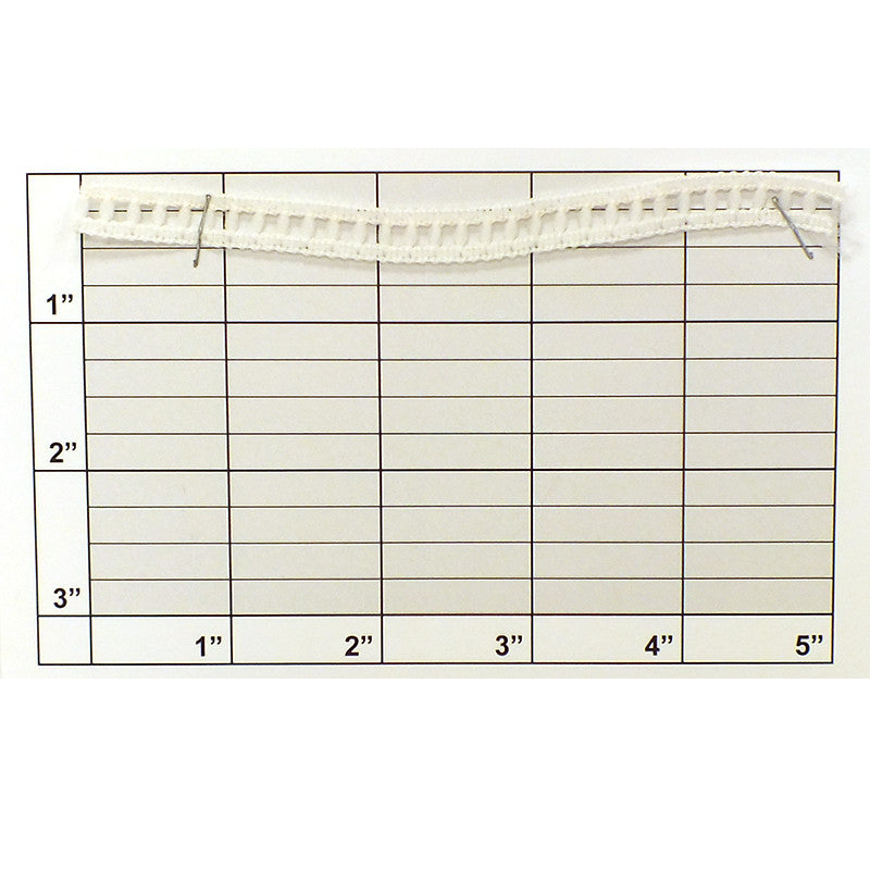 Ladder Braid 3/8" (Per Yard) White