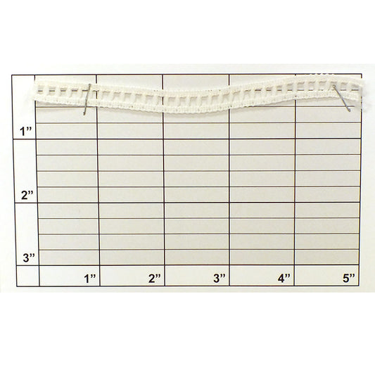 Ladder Braid 3/8" (Per Yard) White