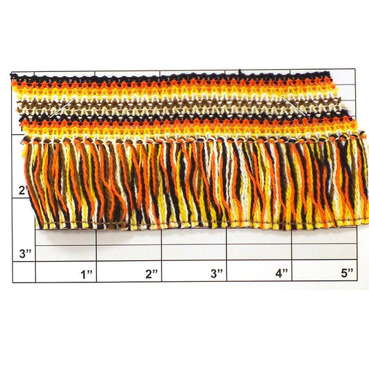 Mod Braid Brush Fringe 2-1/2" (Per Yard)