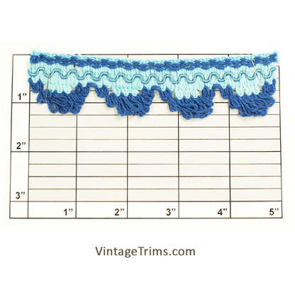 Scalloped Loop Braid 1-1/4" (Per Yard) 2 Colors