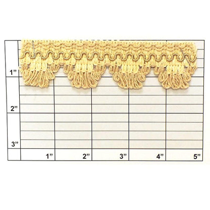 Scalloped Loop Braid 1-1/4" (Per Yard) 2 Colors