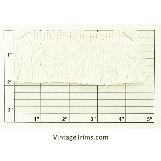 Brush Fringe 1-7/8" (Per Yard) White