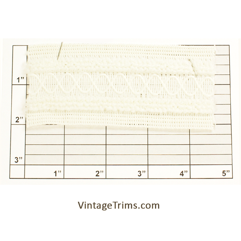 Braid 2-1/8" (Per Yard) White