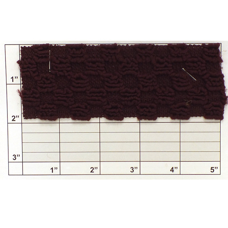 Checkered Design Braid 1-7/8" (Per Yard) 6 Colors