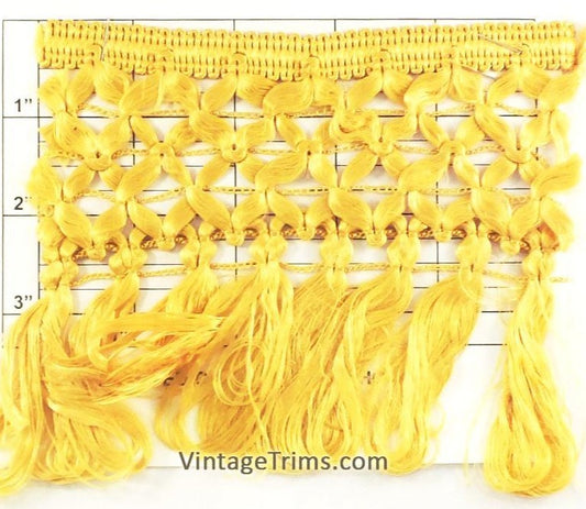 Tassel Fringe 4-1/2" (Per Yard) Gold