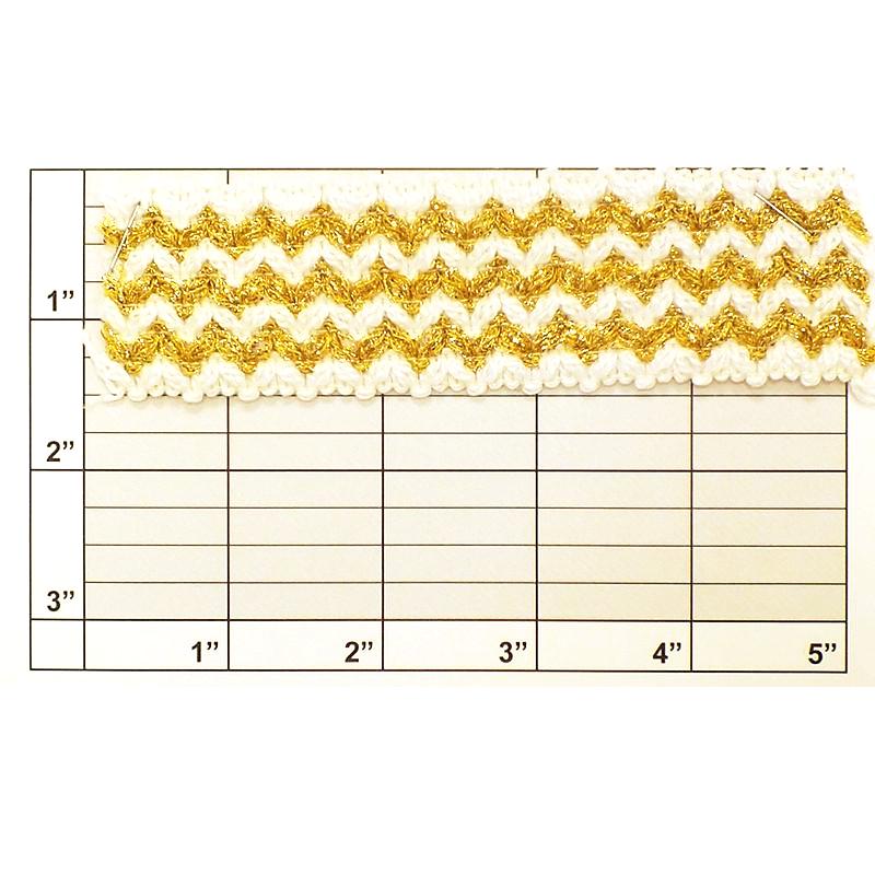 Stretch Metallic Braid 1-1/2"