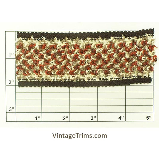 Multicolor Braid 2" (Per Yard) 4 Colors