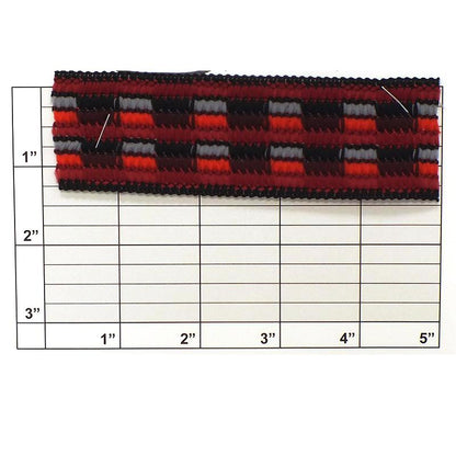 Multicolor Braid 1-1/2" - 5 Colorways