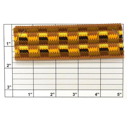 Multicolor Braid 1-1/2" - 5 Colorways