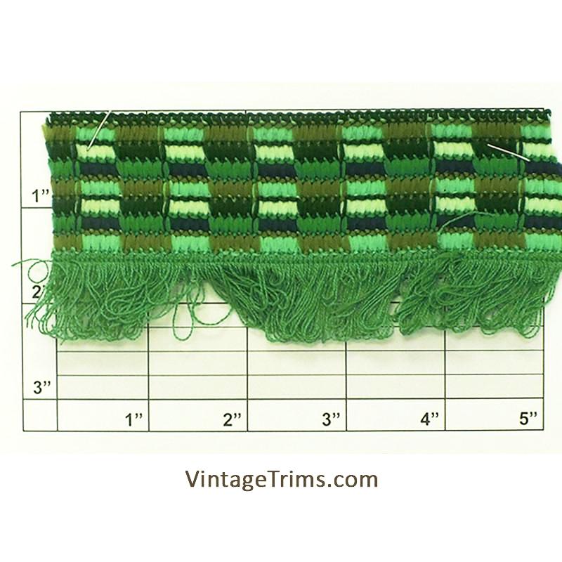 Braid w/Loop Fringe 2-1/2" (Per Yard) 5 Colors