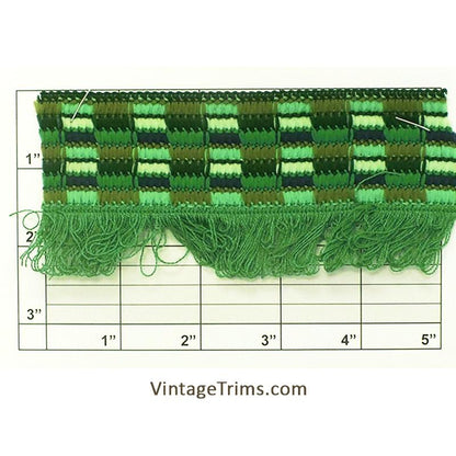 Braid w/Loop Fringe 2-1/2" (Per Yard) 5 Colors