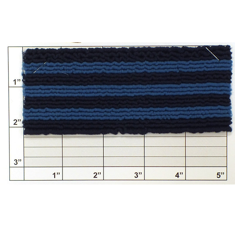 Horizontal Stripe Braid 2-1/8" (Per Yard) 3 Colors