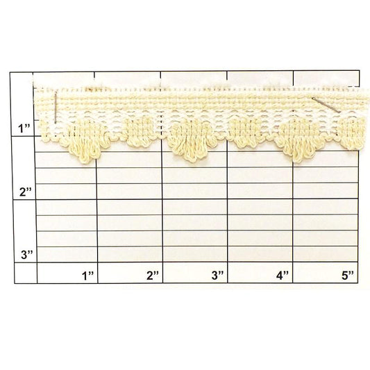Scalloped Loop Braid 1-1/4" (Per Yard) 2 Colors