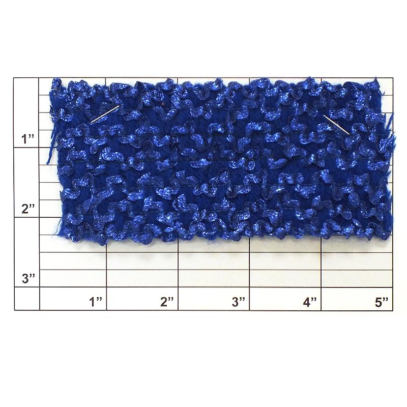 Unique Metallic Elastic Braid 2-1/4" (Per Yard) 4 Colors